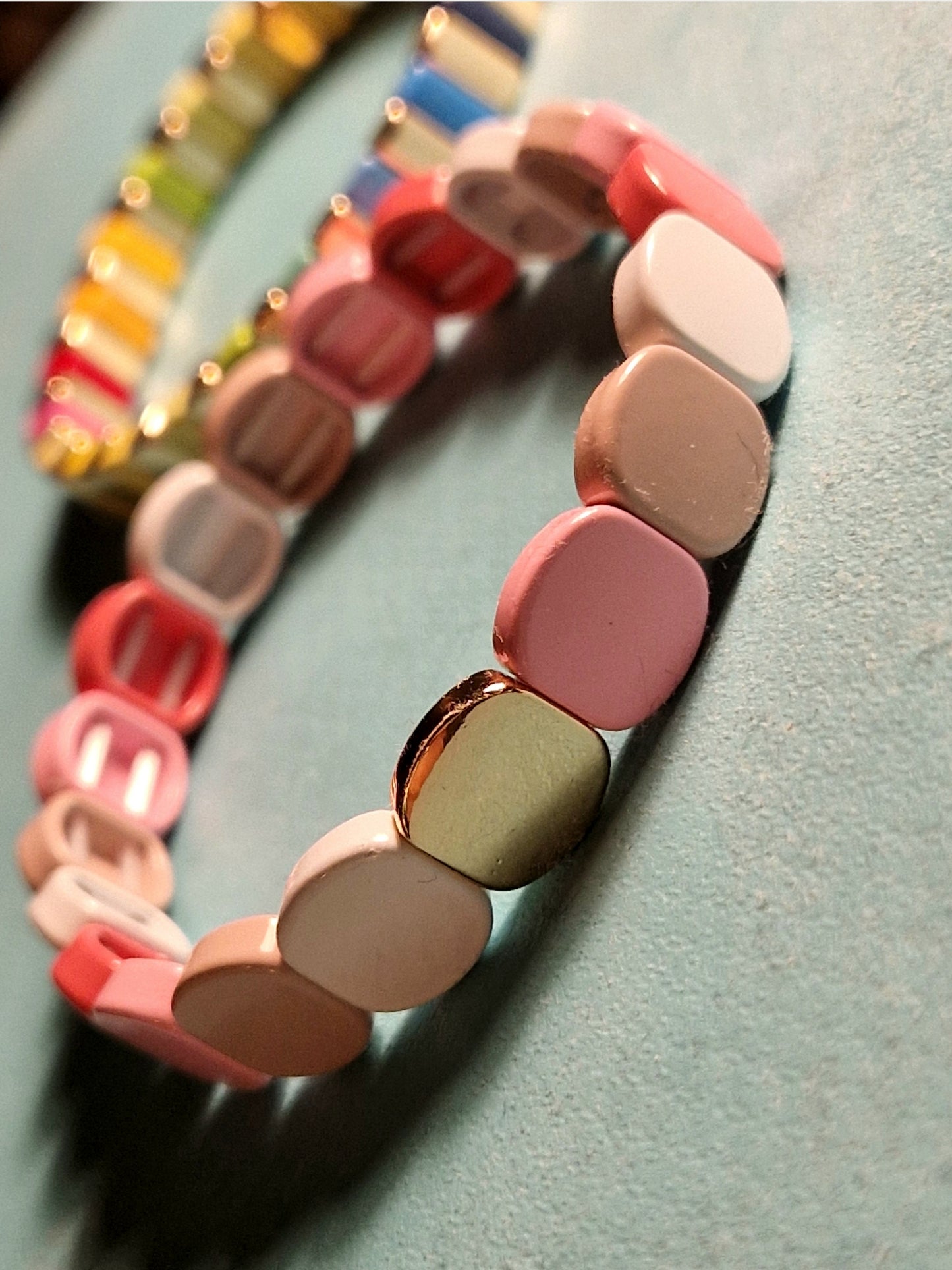 'Pretty Pastel' Tile Bracelet