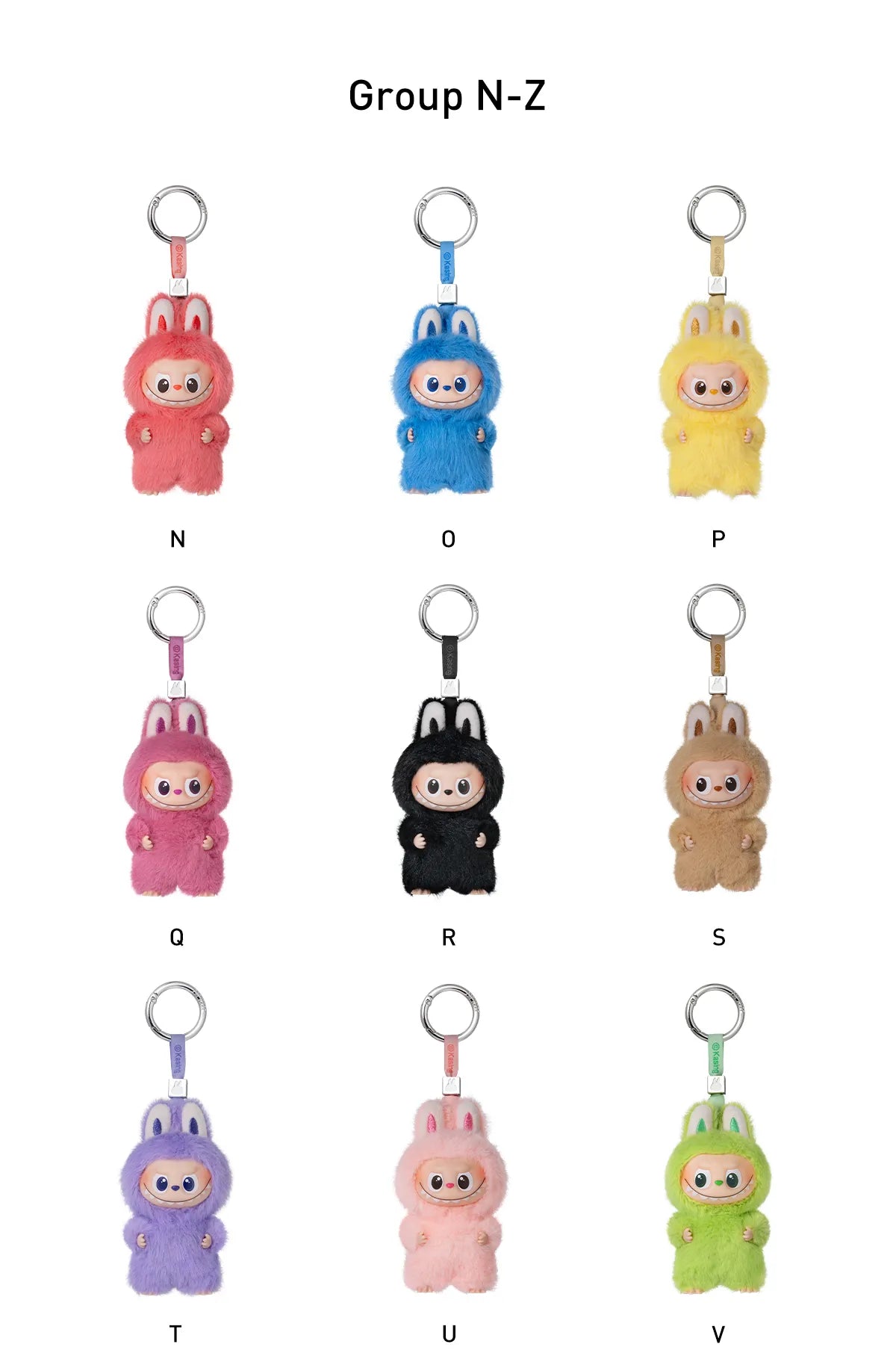 100% Genuine Popmart-THE MONSTERS Pin for Love Series-Vinyl Plush Pendant (N-Z)CHOOSE YOUR LETTER!