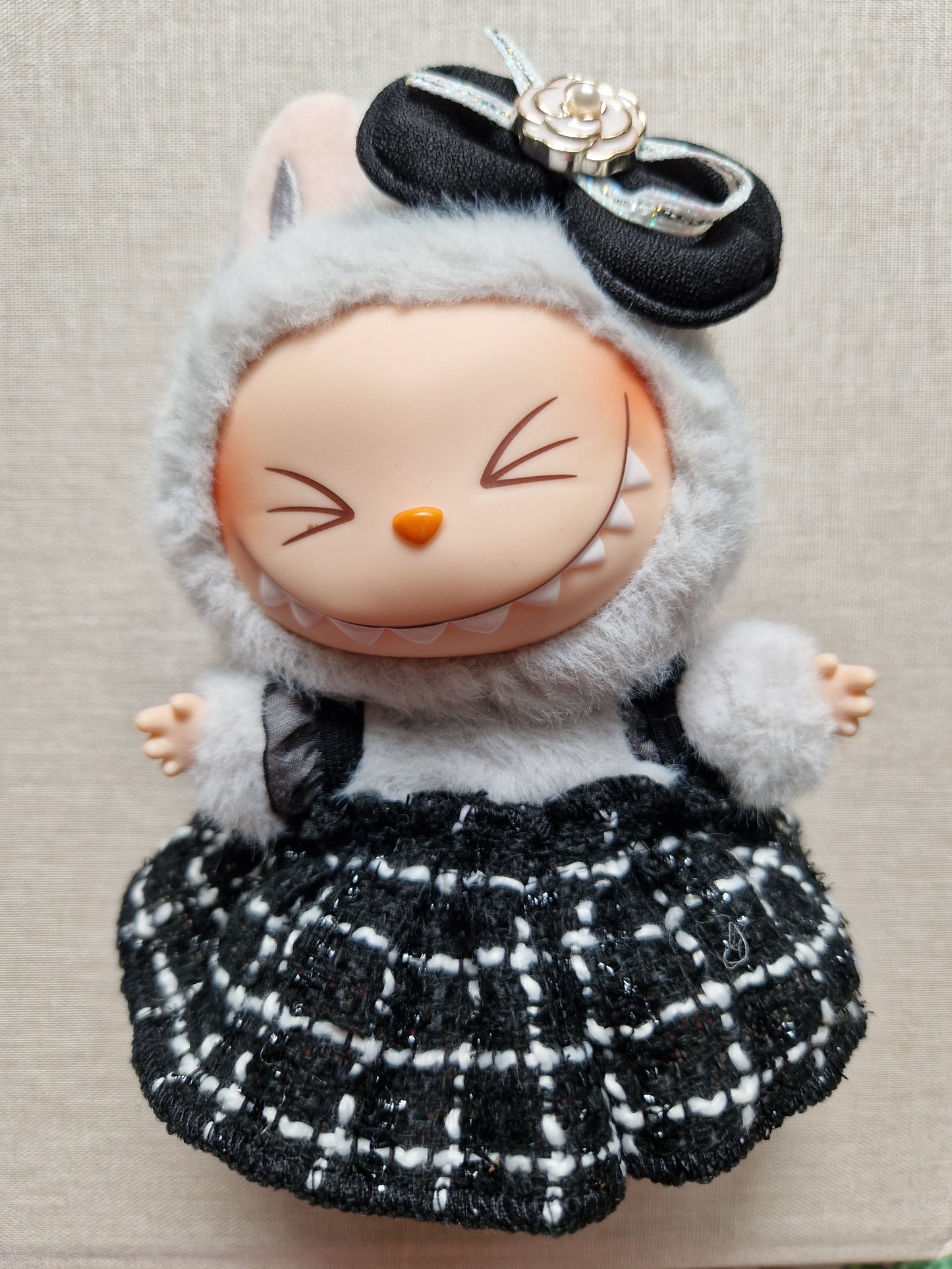 Labubu Boucle Dress & Bow