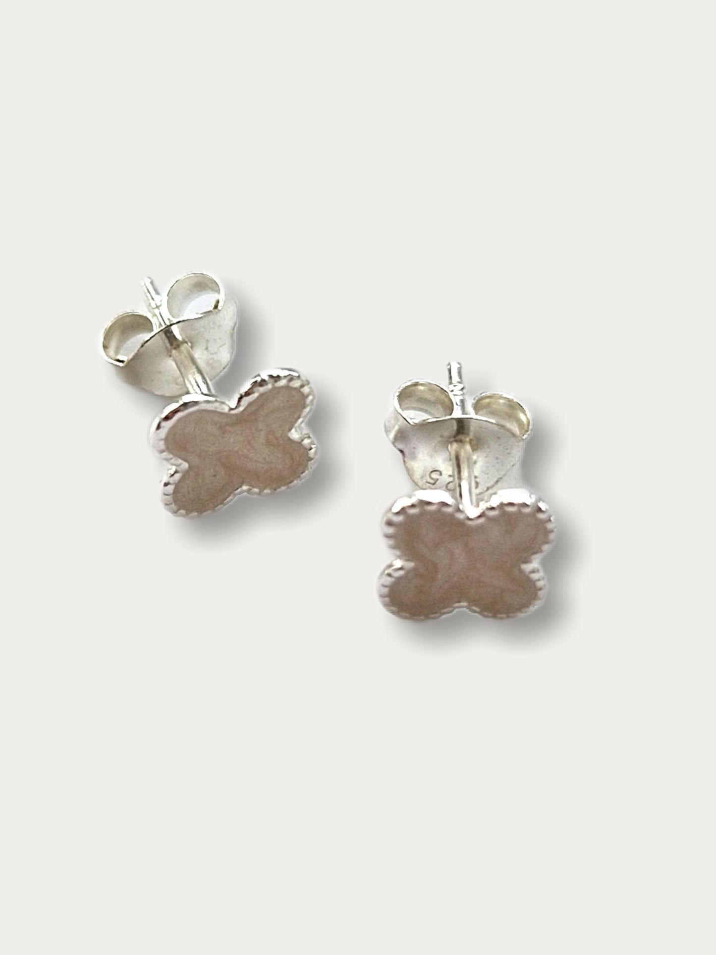 Sterling Silver Clover Earrings