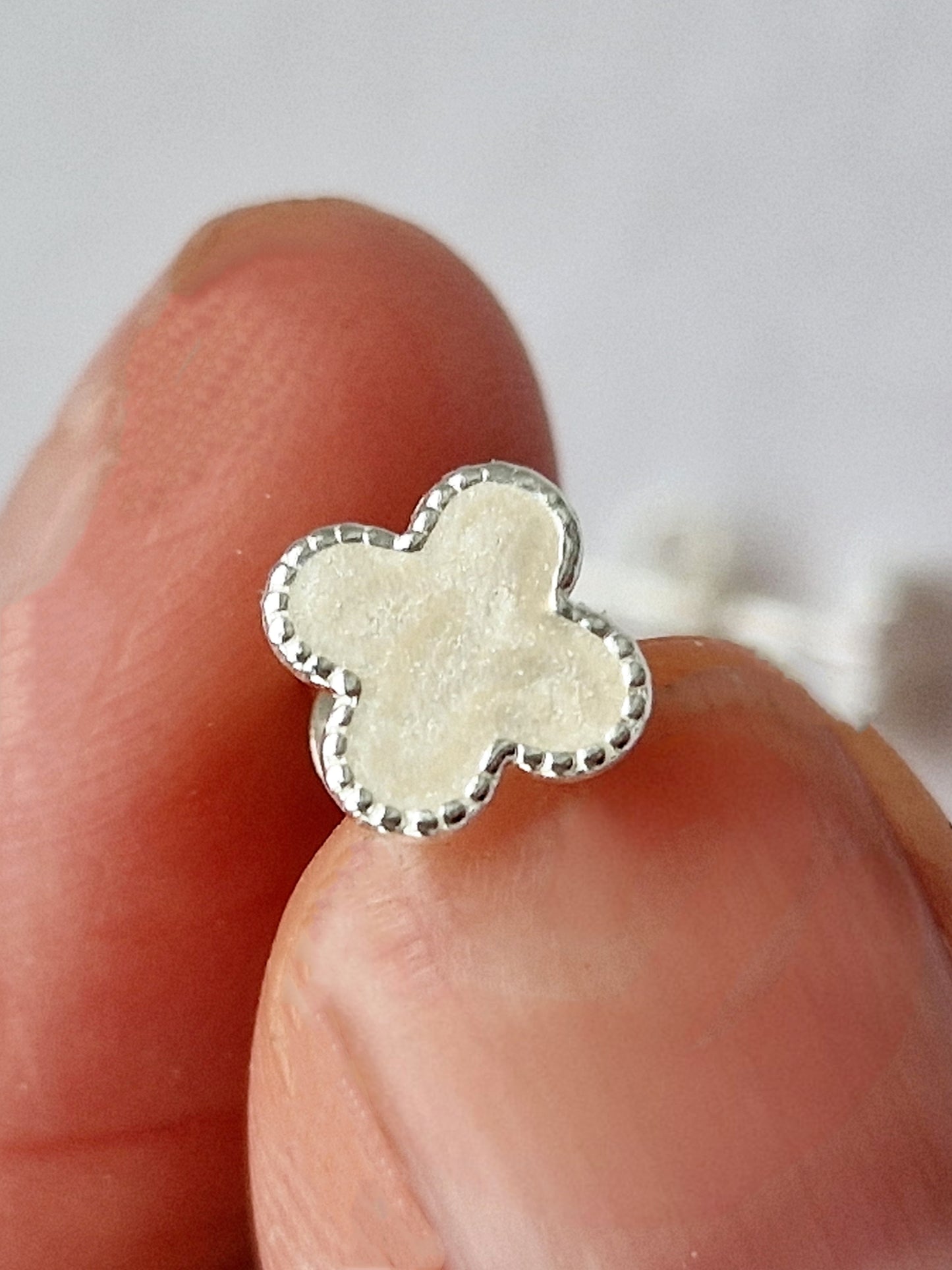 Sterling Silver Clover Earrings