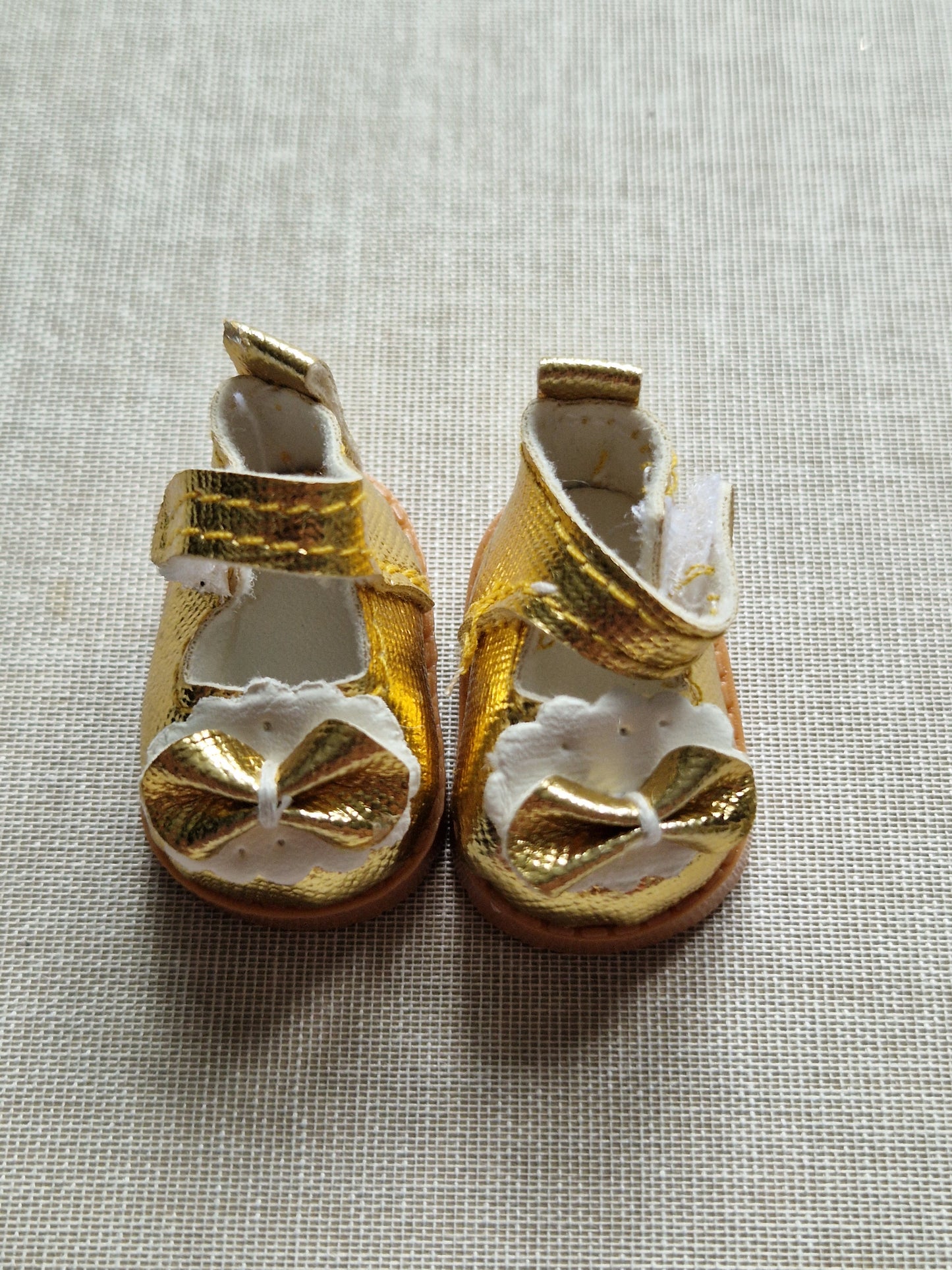 Labubu Gold Shoes