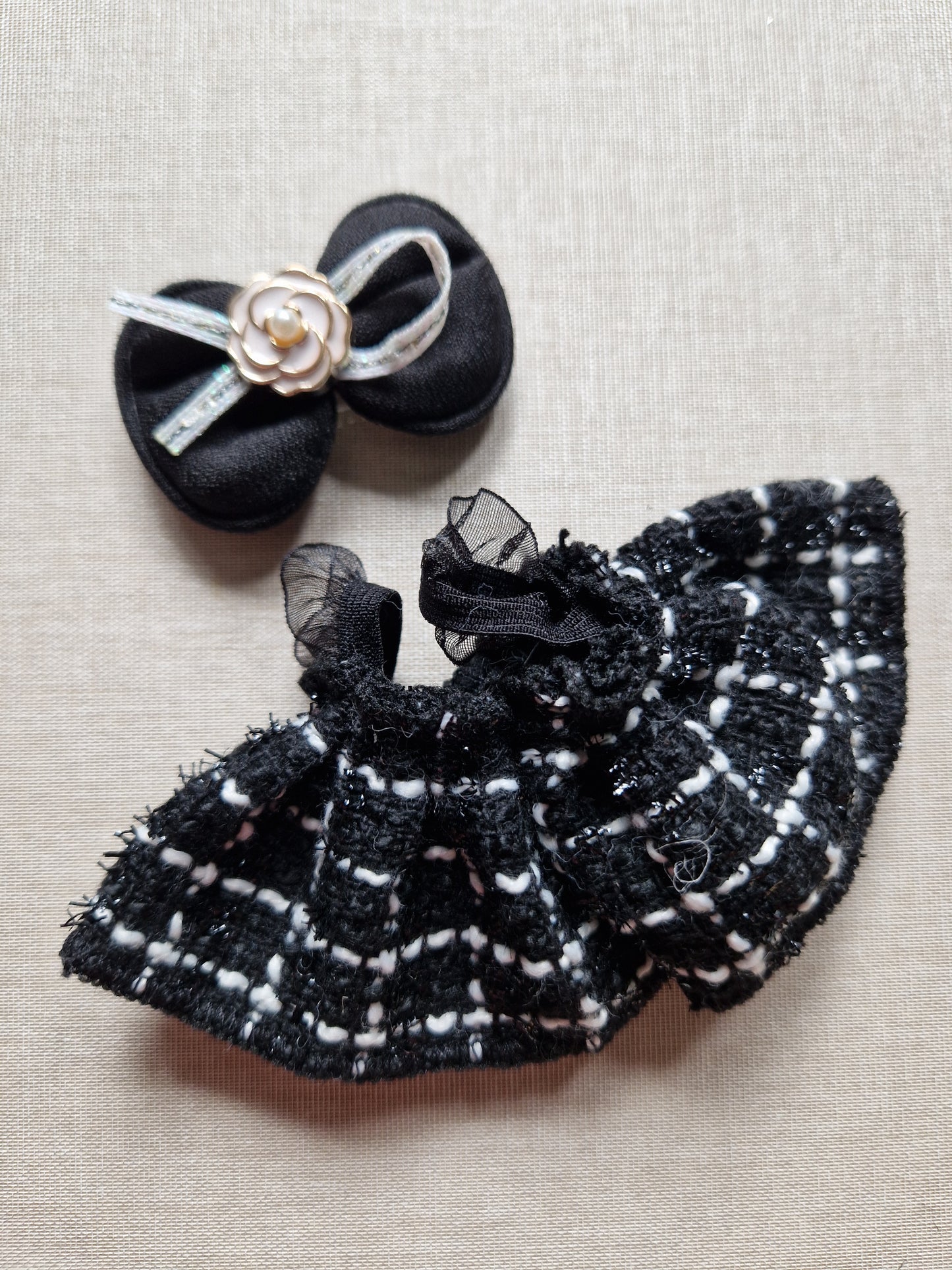 Labubu Boucle Dress & Bow