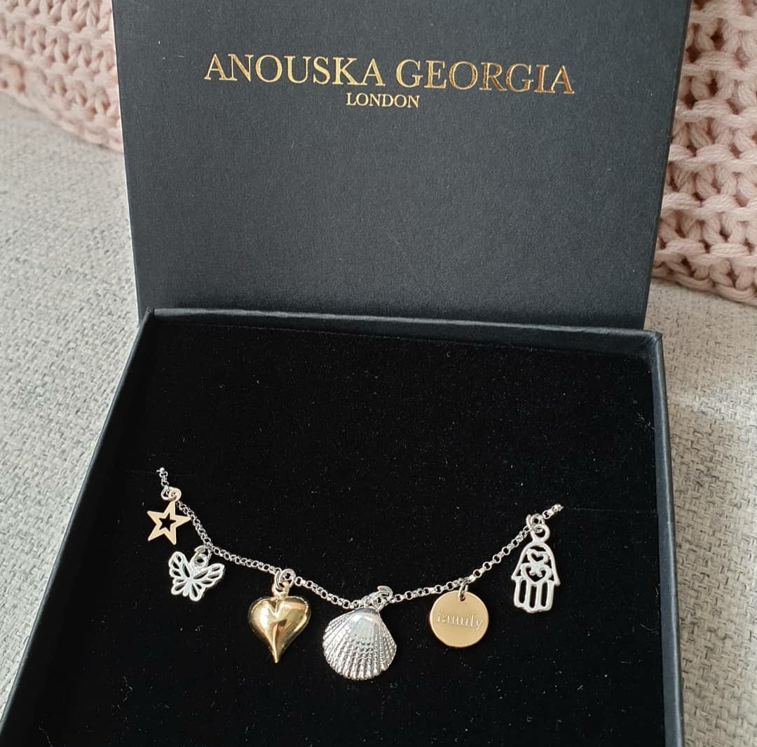 Charm Necklace - Gold & Silver Charms