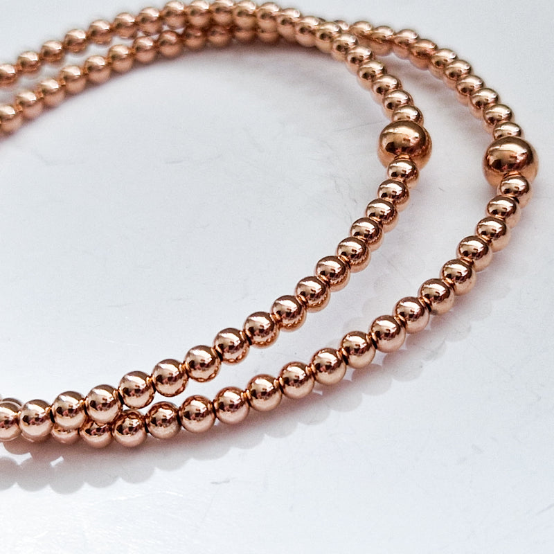 THE LUXURY CLASSIC BRACELET (14KT GOLD/ROSE GOLD/STERLING SILVER)