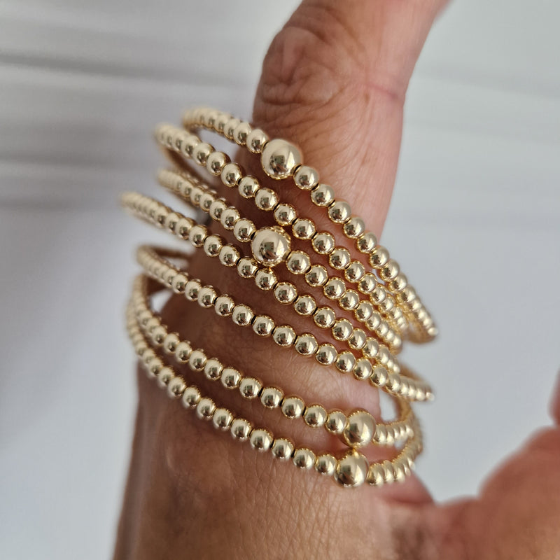 THE LUXURY CLASSIC BRACELET (14KT GOLD/ROSE GOLD/STERLING SILVER)