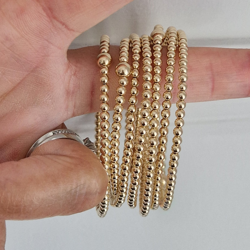 THE LUXURY CLASSIC BRACELET (14KT GOLD/ROSE GOLD/STERLING SILVER)