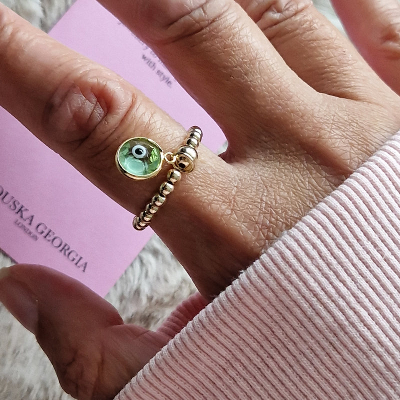 THE LUXURY EVIL EYE RING