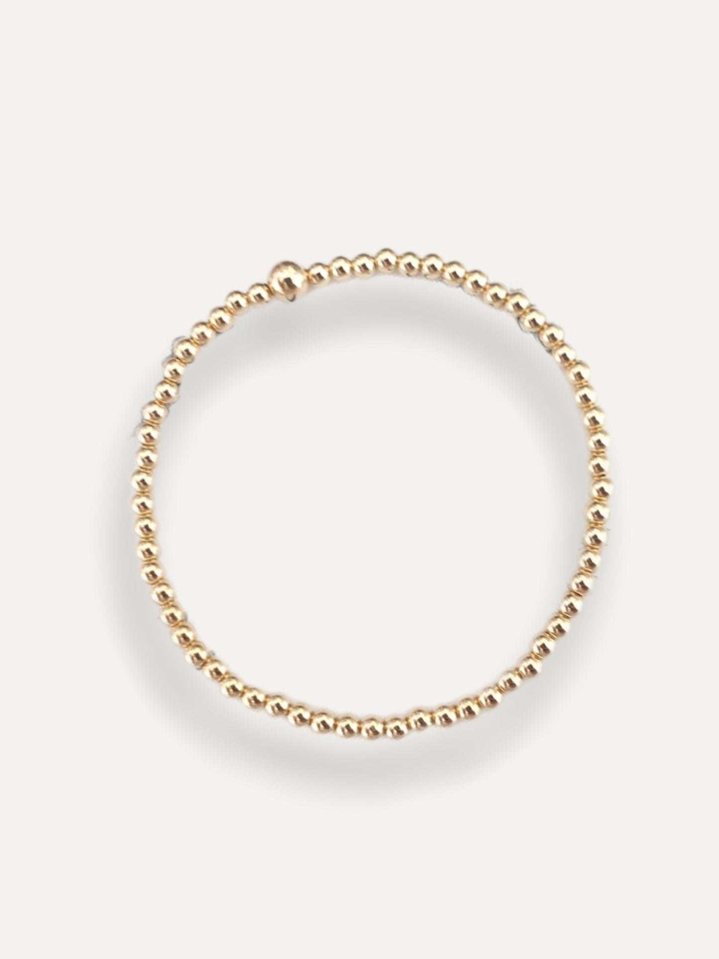 Gold Bobble Bracelet - Plain
