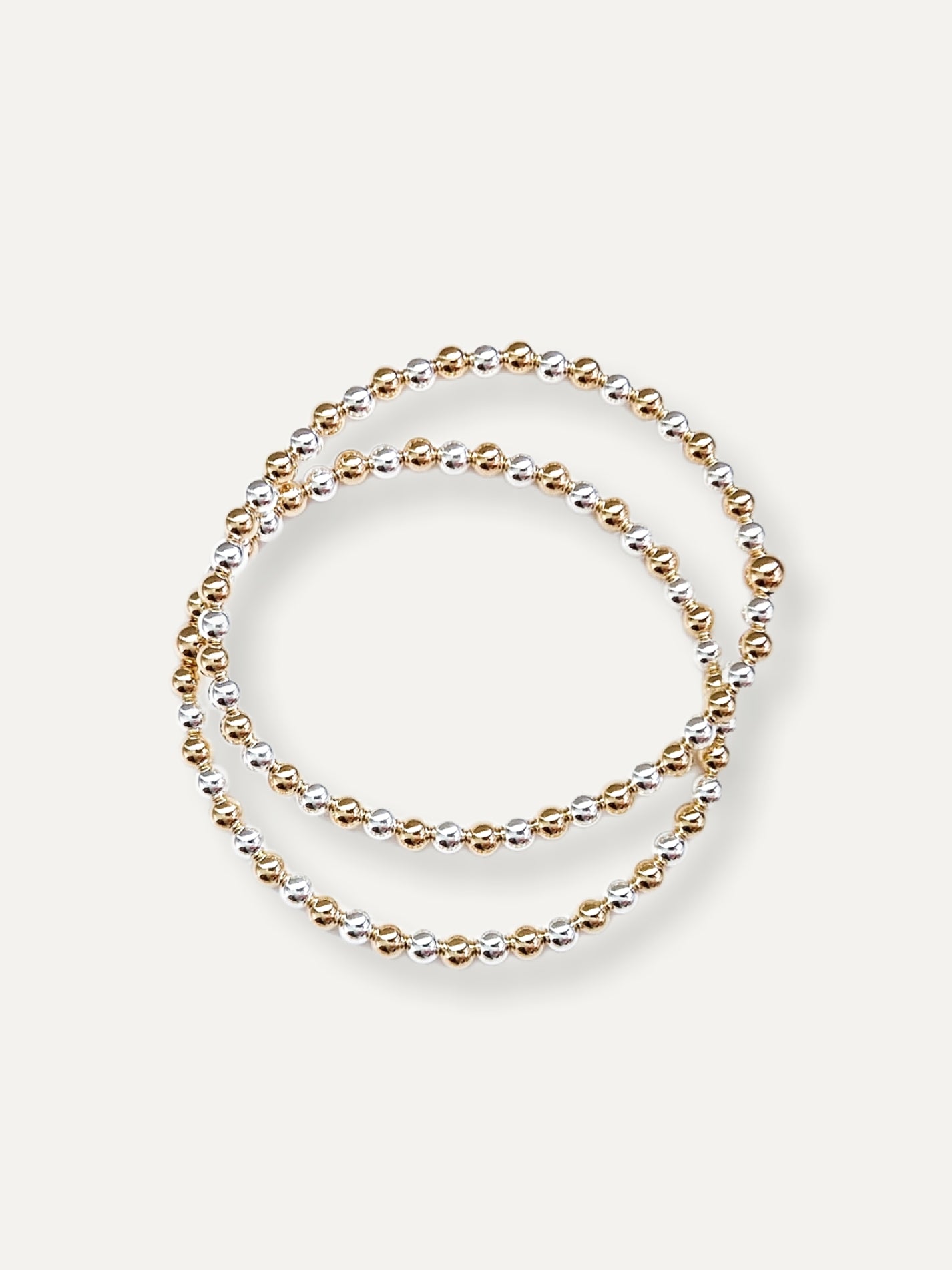 Gold & Silver Bobble Bracelet