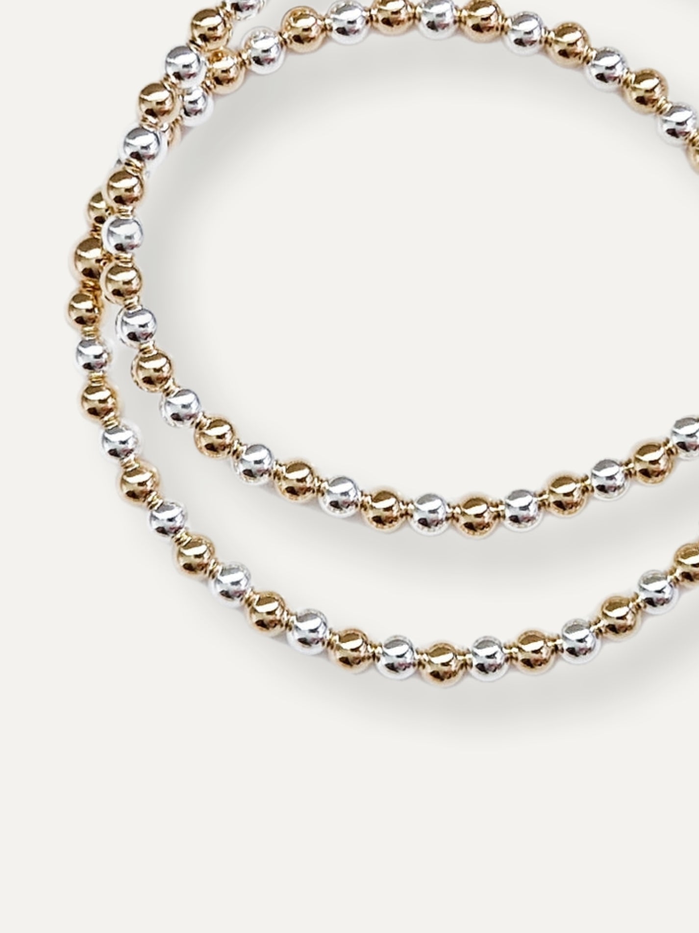 Gold & Silver Bobble Bracelet
