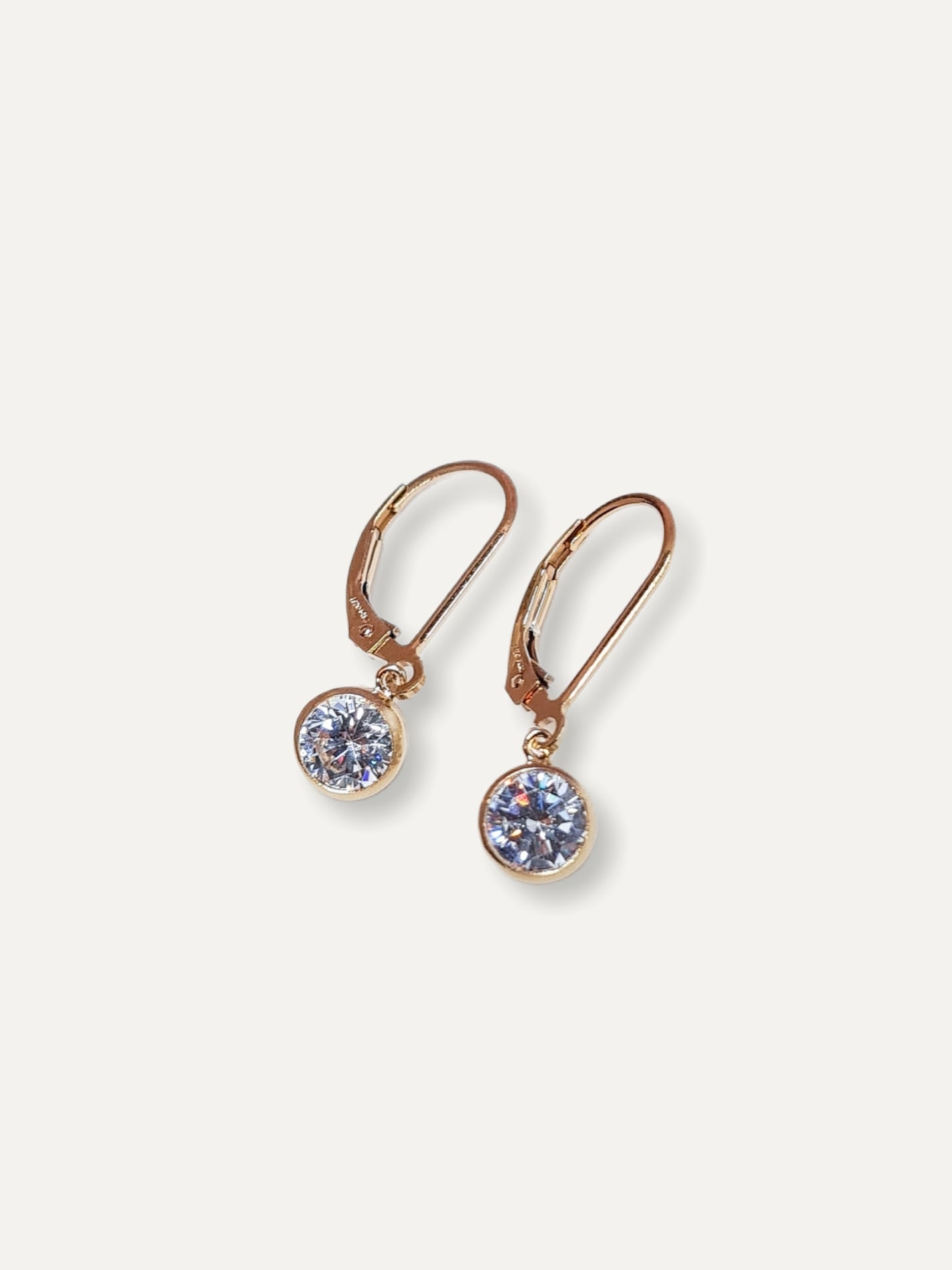 Gold Crystal Earrings