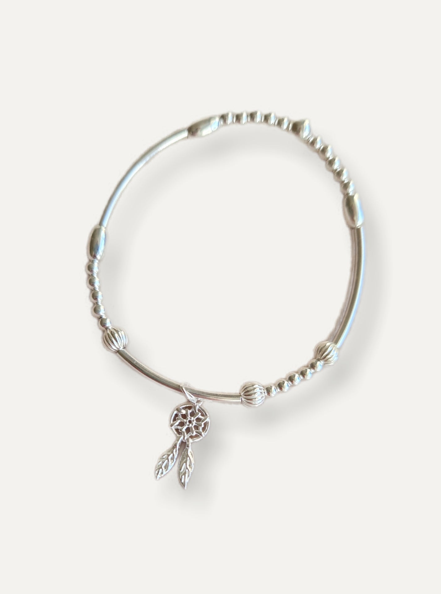 Silver Bracelet - Dreamcatcher Charm