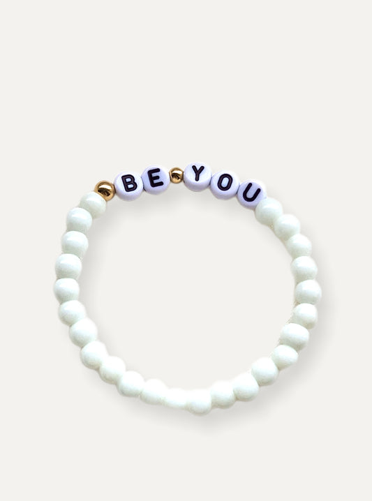 Gold & Glass 'Be You' Bracelet