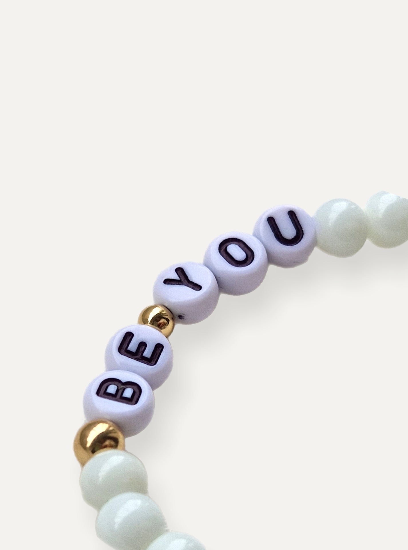 Gold & Glass 'Be You' Bracelet