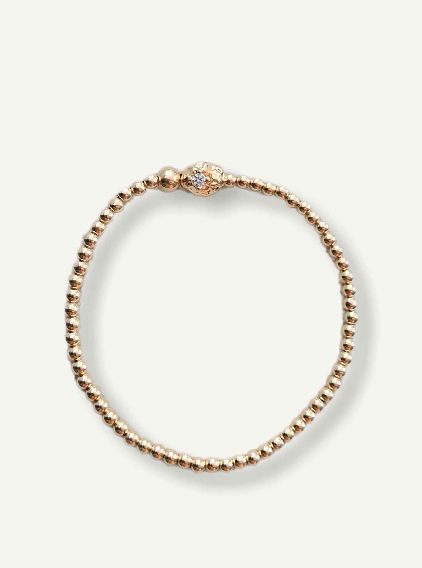 Gold Bobble Bracelet - Meteor Bead