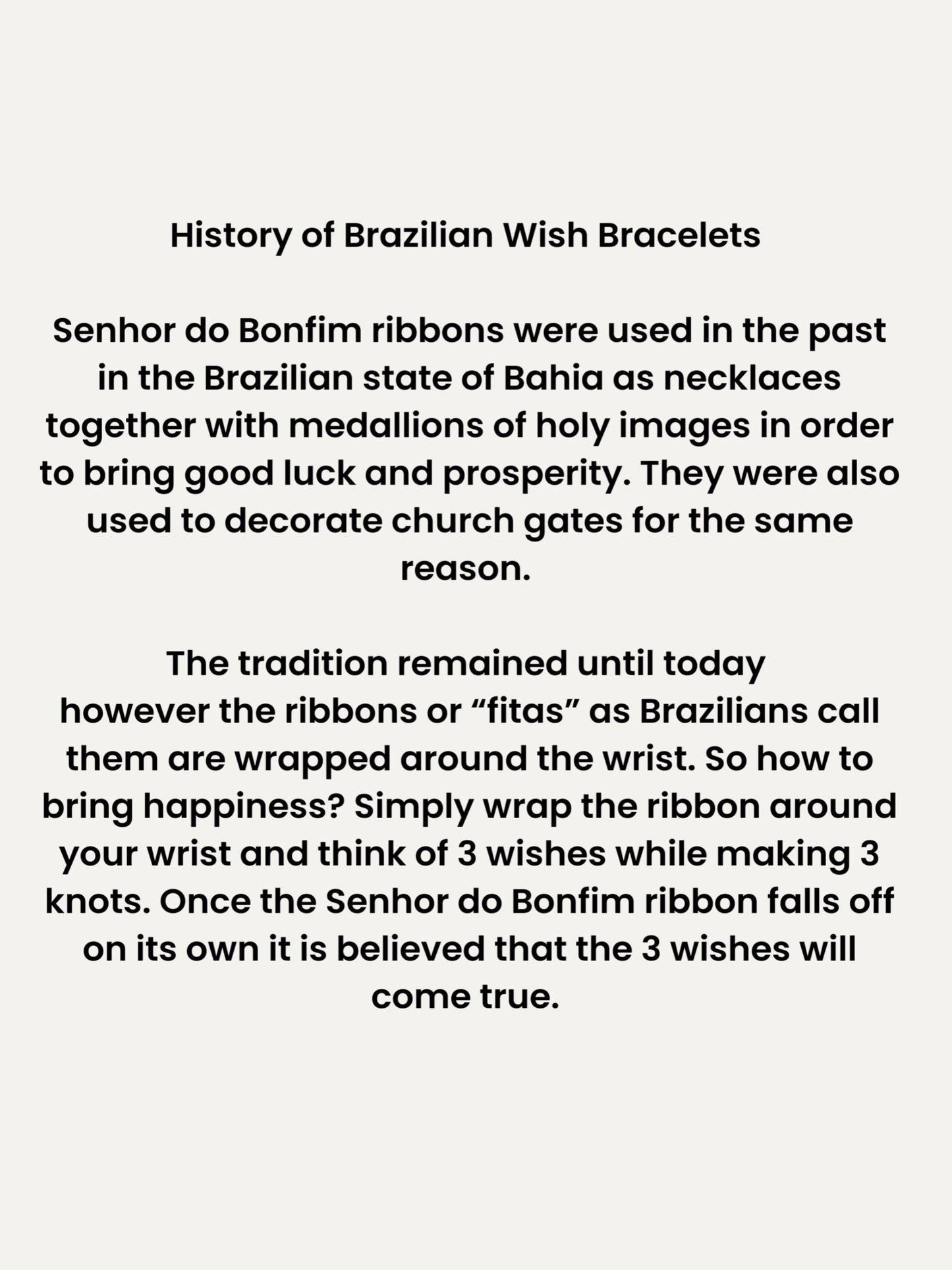 Senhor do Bonfim Ribbons