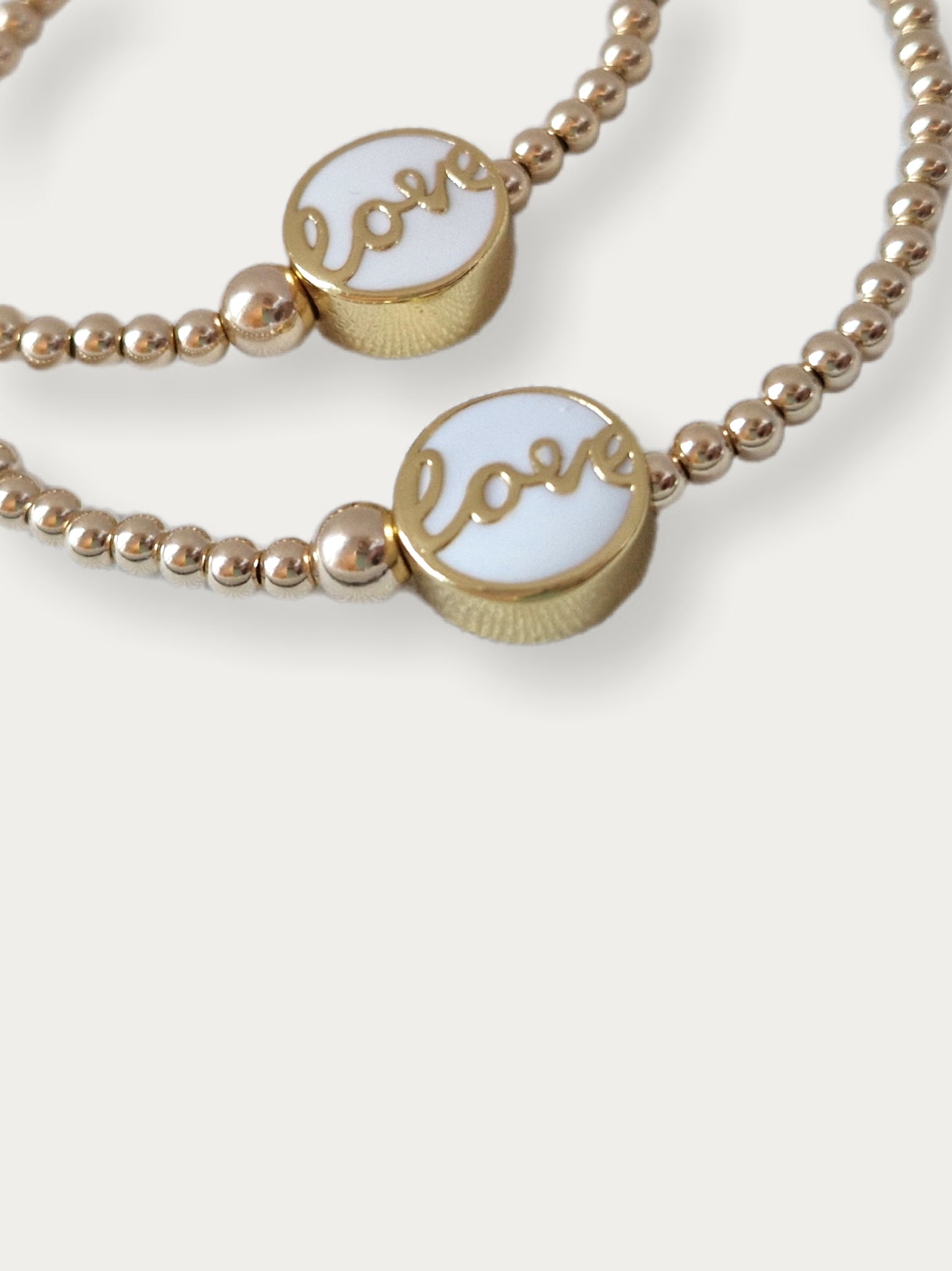 Gold Bobble Bracelet - Winter Love