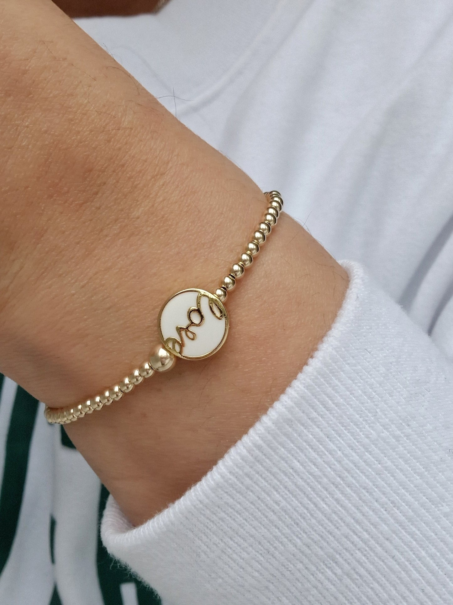 Gold Bobble Bracelet - Winter Love
