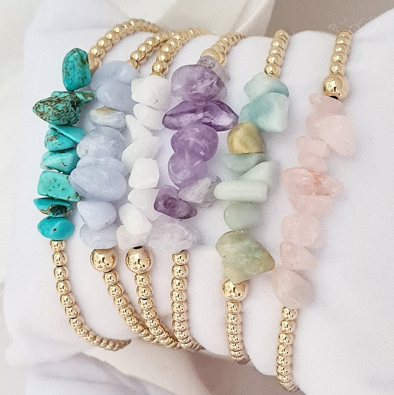 AGL LUXURY 'HEALING' BRACELET(various stones)