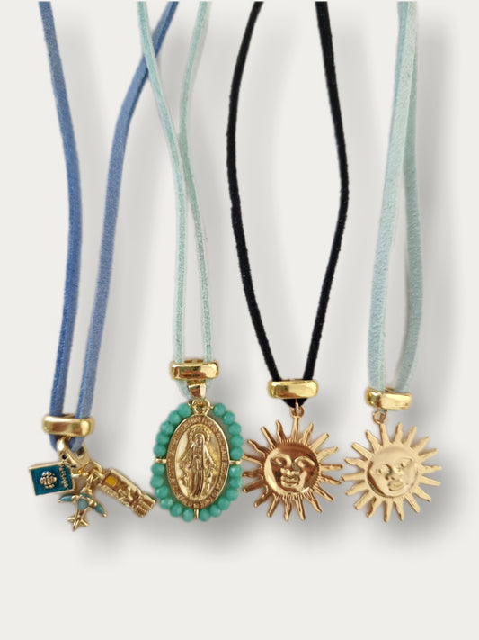 Suedette Charm Chains
