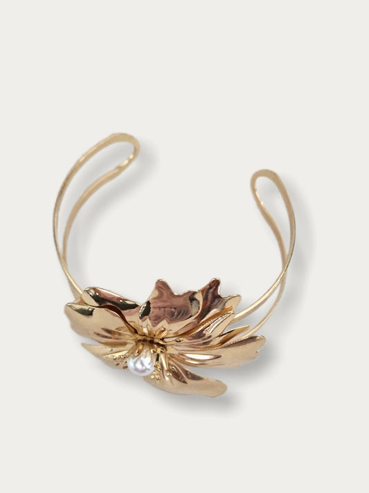 Lotus Flower Bracelet Cuff