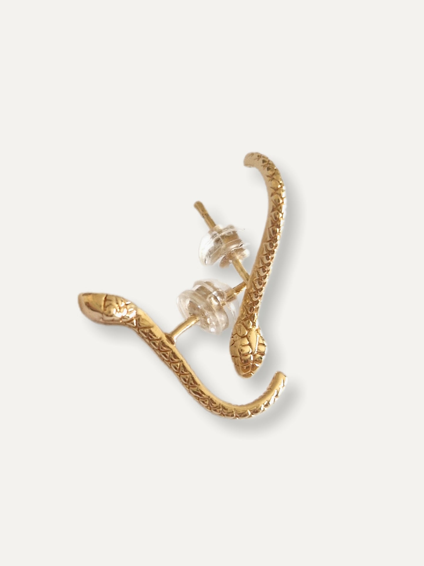 24kt Gold Plated - Snake Huggies