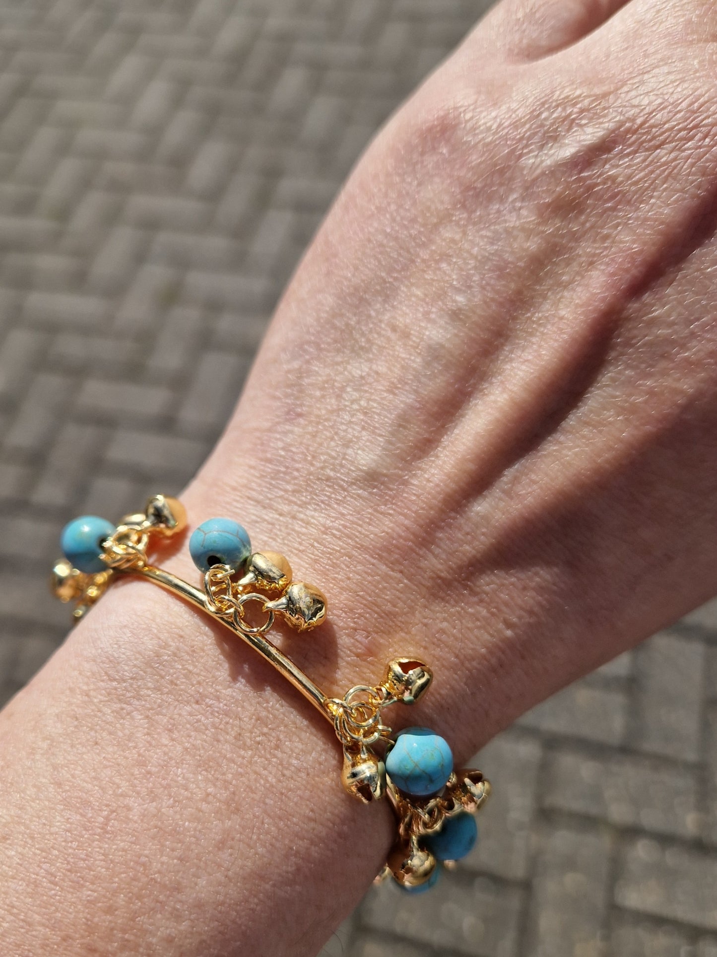 Turquoise Stone Bangle
