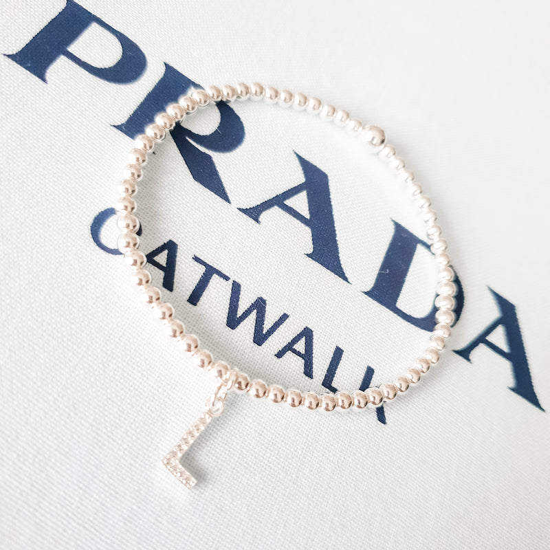 THE LUXURY CRYSTAL PAVE INITIAL BRACELET