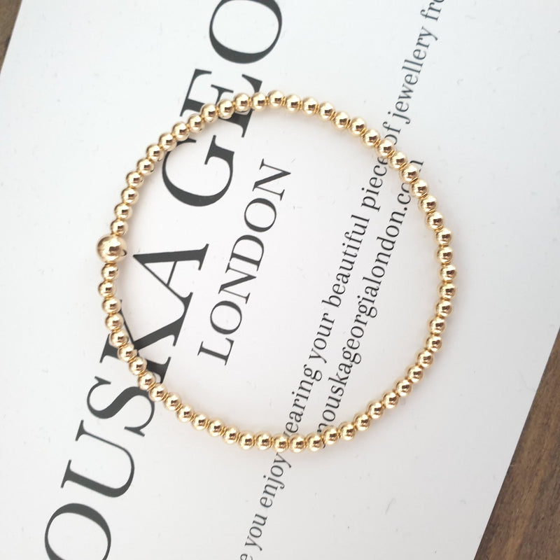 THE LUXURY CLASSIC BRACELET (14KT GOLD/ROSE GOLD/STERLING SILVER)