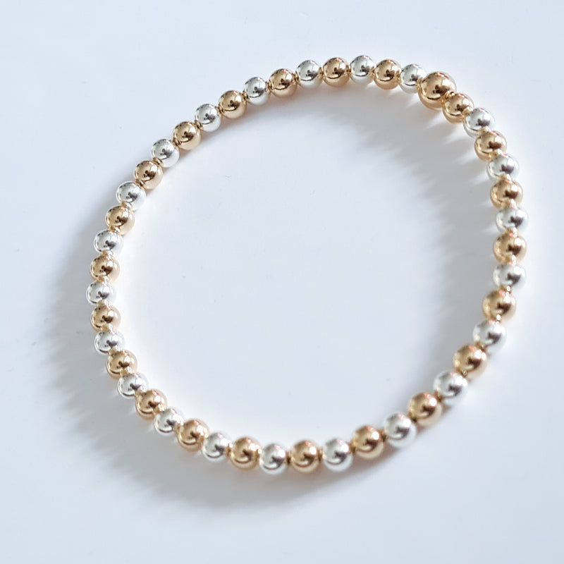 THE LUXURY CLASSIC MIXED BRACELET (gold & silver)