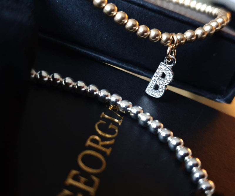 THE LUXURY CRYSTAL PAVE INITIAL BRACELET
